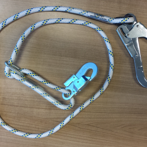 ELLERsafe positioneerlijn; 10,5mm; 1xsnap/1xpijp; 1,5m